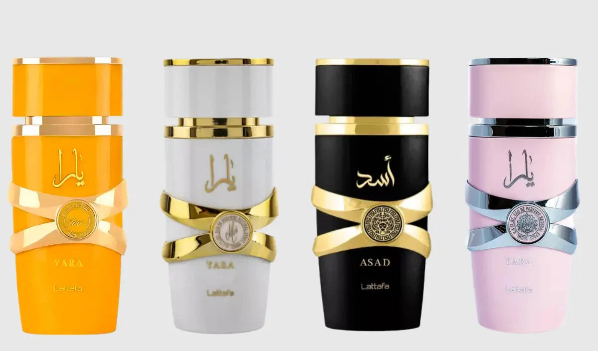 Zestaw 4 perfum | Asad, Yara, Yara Tous, Yara Moi 100ml