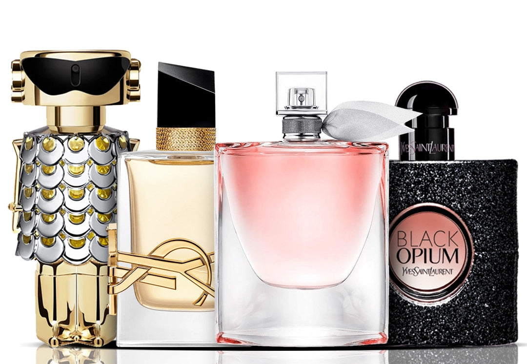 Zestaw 4 perfum | Libre + La Vie Est Belle + Black Opium + Fame 100 ml