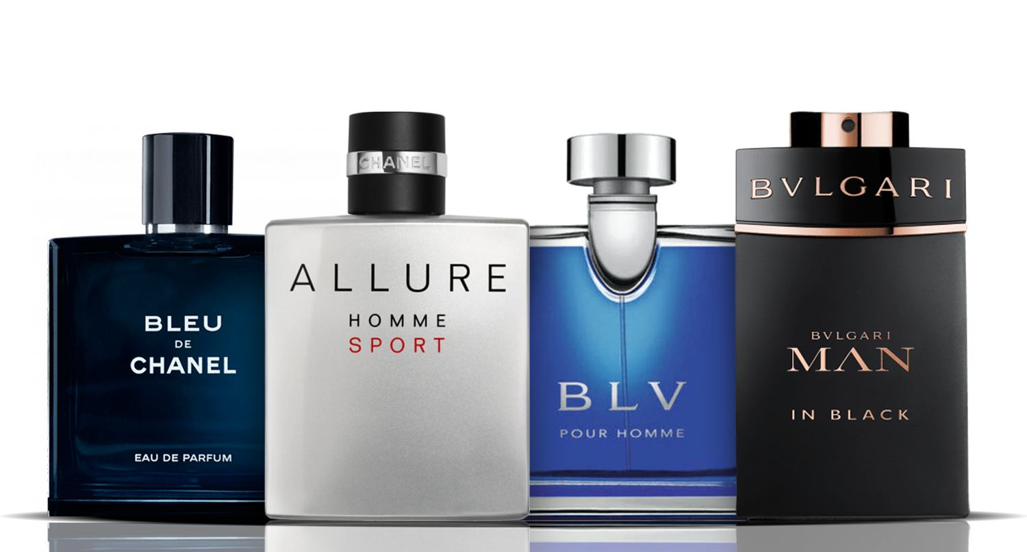 Zestaw 4 perfum | Bleu de Chanel + Allure Sport + BLV + Bvlgari Man in Black 100ML